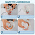 MOOCG Summer 3 Dimmable Ice Cream Touch Control Table Lamp with Fabric Shade, Color Temperatures LED Desk Lamp, Eye