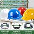 12Pcs, 3-Layer Hard Hat Sweatband Innovative Fabric Hard Hats Sweat Bands Washable, Reusable Hardhat Liner,Sponge