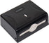 Wall-Mounted Tri-Fold Paper Towel Dispenser - Black Plastic