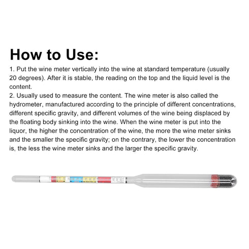10Pcs 3 Wine Making Meter Home Brewing Beer Hydrometer Test Jar Scales Kit Household Supplies