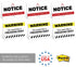 You Park Like an Idiot Sticky Note Pads / 4" x 3" Repositionable Funny Bad Parking Notifications/Two Unique Designs / 50 Sheets Per Pad Set of 6 / Made in USA