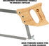 BUS18 18 Inch, GreatNeck Bone Saw Game and Meat Saw, Solid Steel Frame, High Carbon Blade, Hardwood Handle, Meat