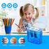 Generic 2PCS) Dual Hole Pencil Sharpener, Handheld Pencil Pharpener for Kids with Lid,Mini Compact Colored Pencil