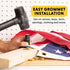General Tools 1261-4 1/2-Inch Grommet Refill, 24 Sets for Crafting