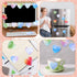 Teling 24 Pcs Heart Shaped Sticky Notes, 3 x 3 Inch Pad, Cute Colorful Memo Pads for Girls Office Supplies