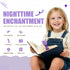 Dimmable Rechargeable Kids Book Light, Cute Bookmark Reading Light for Kids, Portable LED Book Light for Reading