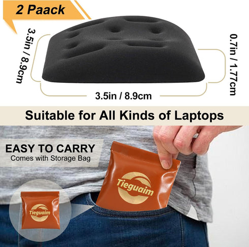 Ergonomic Wrist Rest for Laptop, Upgraded Laptop Wrist Support Pad for Computer Keyboard, Relieve Wrist Pain and Carpal