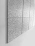 Large Cork Board Alternative, 12 Pack Felt Wall Tiles, 48 x 36, Safe Removable Adhesive Tabs, Silver Gray, Office Decor