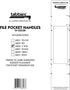 Tabbies File Pocket Handles, Light Blue/White, 9-5/8 x 2 Inches, 48 per Pack (TAB68806)