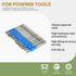 Anti Slip Phillips Cross Slot Pozidriv Screwdriver Bit Set, 12PCS 1/4 Inch Hex Shank, 2 Inch Length S2 Steel