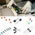 1400Pcs Basic Electronics Component Assortment Kit for Arduino, Electrolytic Capacitor, Resistor, LED Diode