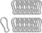 DELSWIN 25 Pcs Small Carabiner Clip - Stainless Steel Spring Snap Hook for Dog Leash, Quick Link Keychain