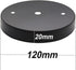 2-Pack 4.7" 120mm 20mm binifiMux x Black Lamp Holder Ceiling Canopy Kit Ceiling Plate Chassis Base Pendant Light