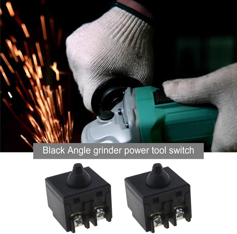 2PCS Angle Grinder Switch for 100mm 4" Angle Grinder Push Button Power Switch Replacement Handheld Electric Tool Accessories by Micro Traders