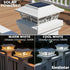 4 4x4 5x5 6x6 (1 Pack) SIEDiNLAR Solar Post Lights Outdoor Modes Deck Fence Post Cap Light for Vinyl Wooden Posts Patio