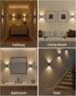 4000mAh 3 Dimmable, EZVALO Motion Sensor Wall Lights Indoor, Rechargeable Battery Operated Wall Sconces, Color Temps