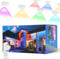 Permanent Outdoor Eaves Lights, 50ft with 30 RGB LED Bulbs for Festive