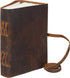 Handmade Leather Journal, 7 x 5 Inches Daily Notepad for Men & Women, Unlined Paper for Artists and Sketching.