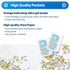 Dry & Dry 120 Pack Premium Orange Indicating Silica Gel Packets - Food Safe