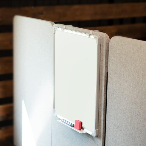 VIVO 24 x 20 inch Whiteboard with Ultra Thin Hook Mounting System, Dry Erase Board for Dorm, Home, or Office
