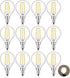 CRLight G16.5 LED Chandelier Bulbs, 2W = 25W Eqv 250LM, 4000K Neutral