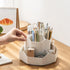 Desktop Organizer with 360° Rotating Pen Holder, 9 Compartments and Makeup Brush Holders for Home, Office, Teachers