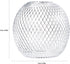 Set 2 2.75 2.75 3.93 Inch Cabilock Metal Lamp Shade of Open Design Silver Lampshades for Table and Floor Lamps Easy