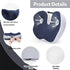 Janemiri Tailbone, Seat Cushion, Seat Cushion for Sit Bone and Back Pain Relief, Butt, Hip, Hamstring, Posture Support