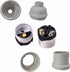 E26 E27 Socket,8-Pack E26 E27 250W 200 Light White Edison Retro Pendant lamp Holder, Plastic Standard Screw-in Socket