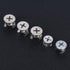 75pcs Cam Lock Fittings Cam Nut Set, 3-in-1 Connector Fastener for Furniture, Screws
