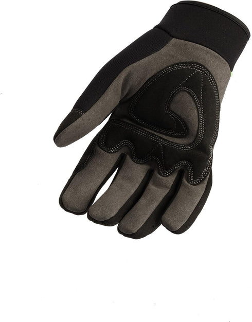 EGO POWER+ GV001XL Durable Synthetic Breathable Work Gloves, X-Large, Black with Reinforced Protection