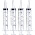 Frienda Large Plastic Syringe 4 Pack, Measuring Tools for Dispensing Multiple Uses (20 ml)