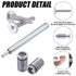 MorningRo 49 18-8 Set Walls(1/4-20 1-1/2 Inch) Piece Kit - Hurricane Shutter Hardware Hurricane Sidewalk Bolt Kit
