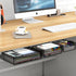 Under Desk Table Drawer Storage Organizer, 3 Pack Slide Out Drawers for Hidden Desktop Storage