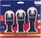 Norske Tools NOTP282 Various Wood/Metal Flush Bi-Metal Blade (3/Pack) for Oscillating Tool Accessories