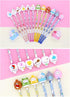 White Rabbit Molang Mini Figure Pencil Set, Korean Stationery 12ea 1 Set Blue from Korean Animation