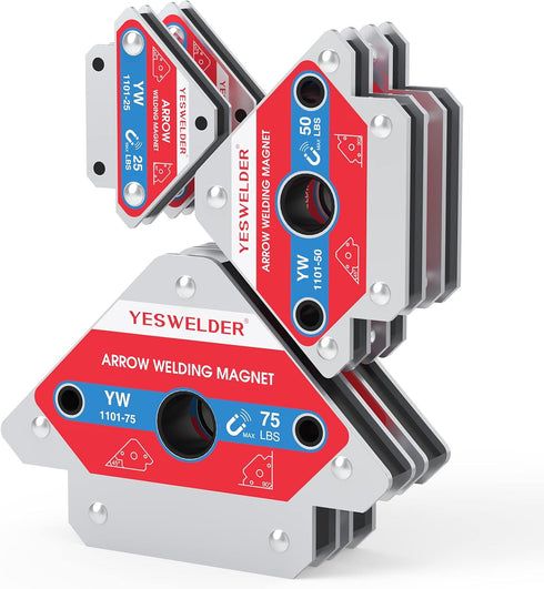 25 LB 50LB 75 LB 6 25 LBS/ 50 LBs 75 LBs YESWELDER & & Welding Magnet Pieces of Magnetic Welding Holder Holding Power
