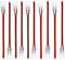 LightingWill 10 PCS 2Pin 8mm LED Connectors, Transparent Solderless Pigtail Connector for COB/SMD 2835 3528 LED Strips