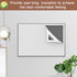 39"x55" BJADE'S Insulation Cover for Attic Fan, Attic Ceiling Insulation Shutter Seal Cover,Attic Door Insulation