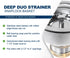 Highcraft 9754 Kitchen Sink Stainless Steel Drain Assembly with Strainer Basket, 1 Count