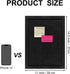 TORASO Cork Board Bulletin Board, 11“x14.5” - 2p with Pins, Eye Bolts, Gaskets, Screws for Office Home