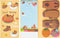 Capybara Sticky Notes Set - 550 Sheets, Don’t Worry Be Capy Self-Stick Notes Pads, Cute Animal Writing Memo Pages for