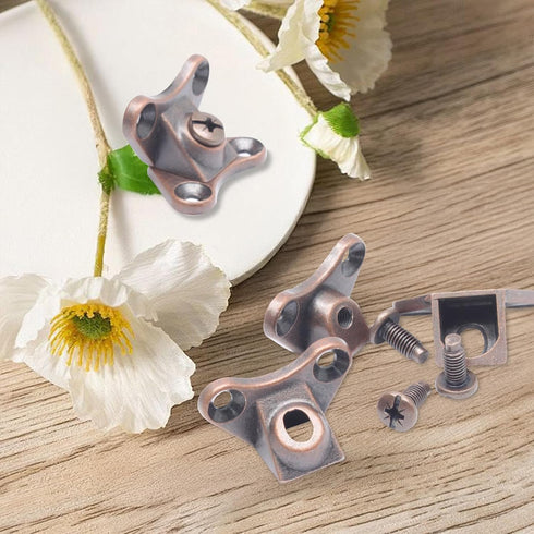 12 Pack Bonsicoky Detachable Corner Brace - Removable Butterfly Corner Brackets with Screws - Ideal for Wooden