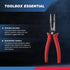 NEIKO 02038A 6-in-1 Wire Service Tool, 8-1/2" Length Gripper, Crimper, Stripper, Cutter, Extractor, Electrician Pliers