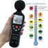 Decibel Meter Sound Level Meter with Data Logging High Accuracy dB SPL Meter with LCD Backlight Real-time Display