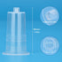 Pack 100 Vacutainer Blood Collection Tube Holder - Disposable Needle Holder Universal Fit Transparent Connector