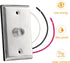 PPZ 2-Pack,Dusk Photocell Sensor for Outdoor Lights w/Wall Plate to Dawn Wire-in Switch Photoelectric Control