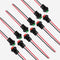 12mm Mini Latching Push Button On Off Switch, 6pcs Red & 6pcs Green, Self-Locking Micro Round Momentary Toggle Switch