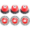 6 Pack Wire Wheel Brush Set for 4 1/2 Angle Grinder, 4 Inch Knotted Coarse Crimped Wheels & 3 Inch Cup Brush