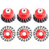 6 Pack Wire Wheel Brush Set for 4 1/2 Angle Grinder, 4 Inch Knotted Coarse Crimped Wheels & 3 Inch Cup Brush